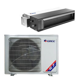 格力 GREE FGR3.5 D一拖一风管机 格力中央空调D系列 冷暖静音超薄 1.5匹格力空调 包安装 包修6年 灰色 包安装费